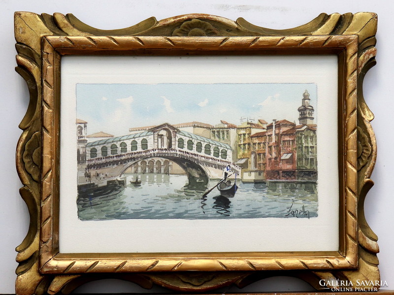 Venice, beautiful watercolor, xx. No. First half