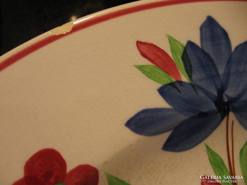 12 antique opaque de sarreguemines plates and cups in one