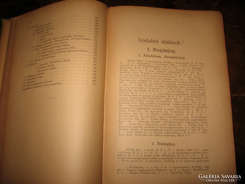 DR.MÁRKUS DEZSŐ FELSŐBÍRÓSÁGAINK ELVI HATÁROZATAI XIII. KÖTET 1902  GRILL KÁROLY