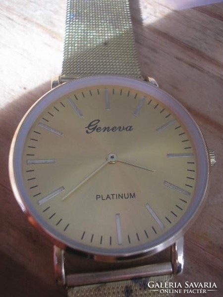 Geneva platinum large watch for sale in beautiful condition