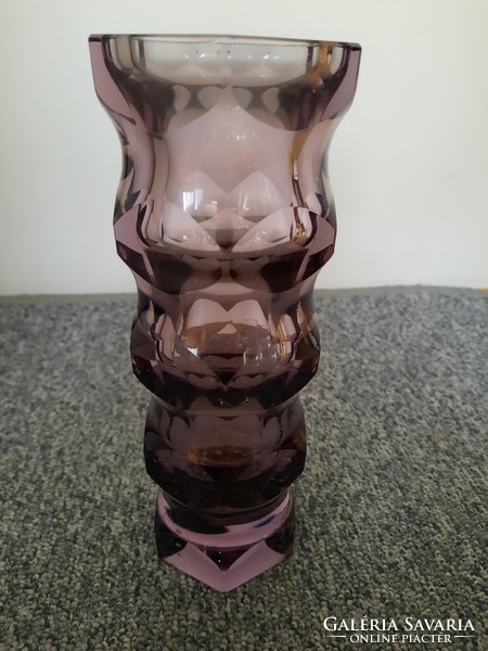 Oldrich Lipsky Lila üveg váza 1960