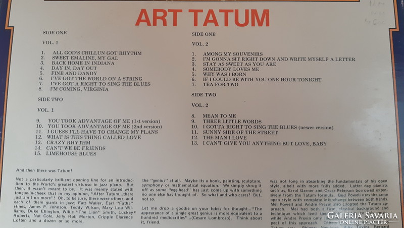 Art tatum jazz trip double jazz lp vinyl record vinyl