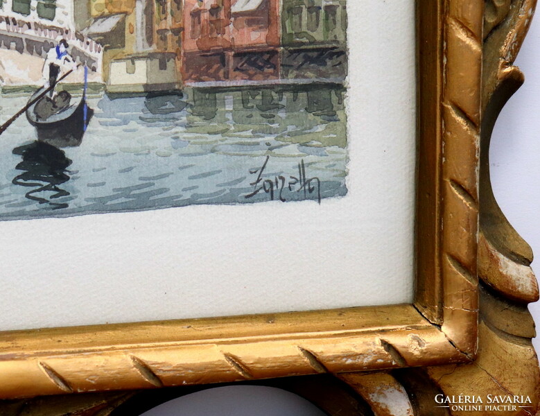 Venice, beautiful watercolor, xx. No. First half