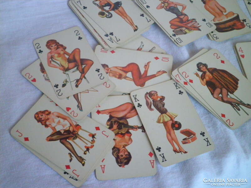 Old erotic rummy card