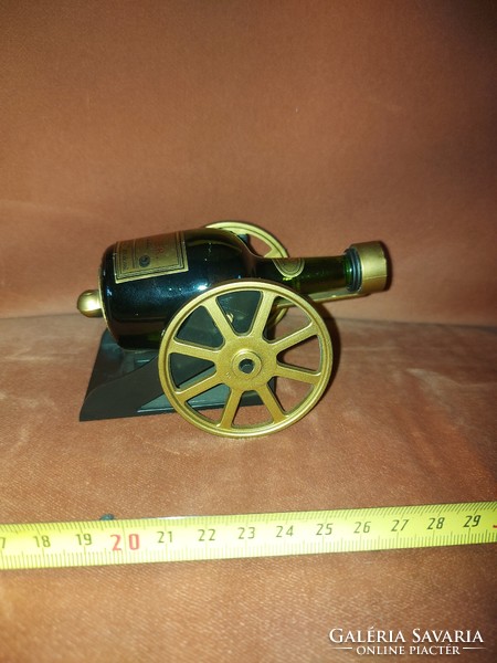 Courvoisier cognac, vsop, 5 cl, cannon shape