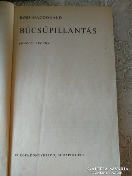 Ross MacDonald: Búcsúpillantás, Alkudható