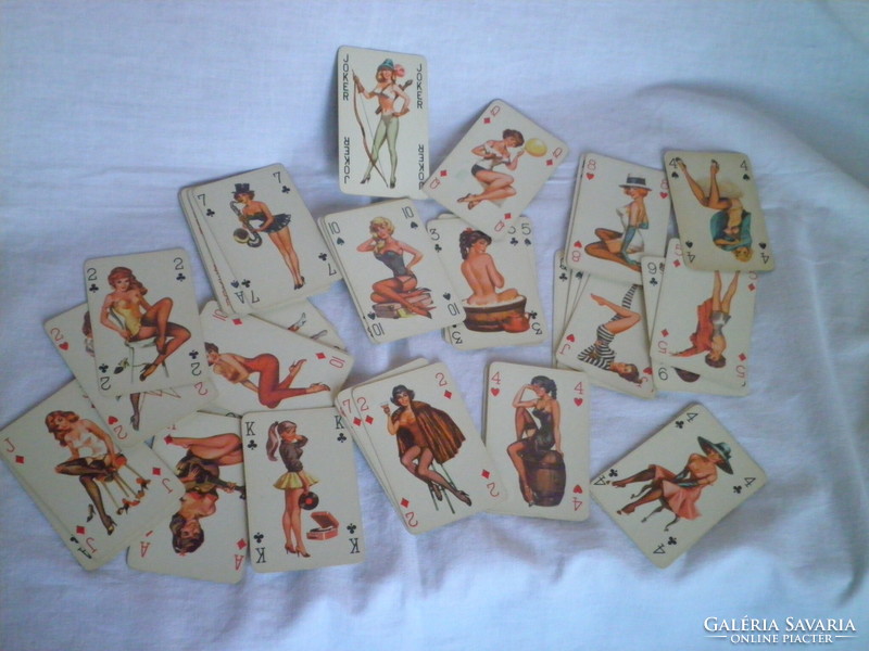 Old erotic rummy card