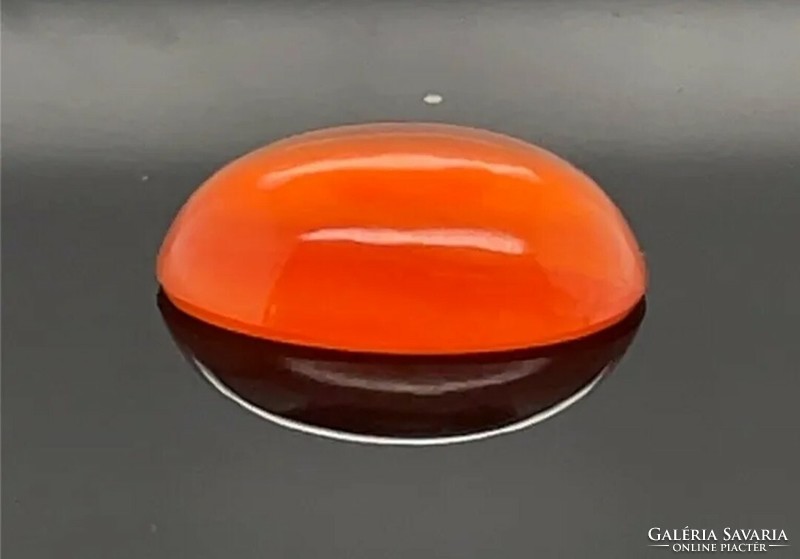 Carnelian gemstone cabochon cut for jewelers, collectors, hobbyists, etc
