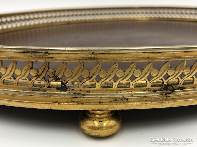 Antique gilded centerpiece, tray 05.