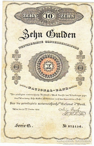 Austria 10 Austro-Hungarian gulden1825 replica unc