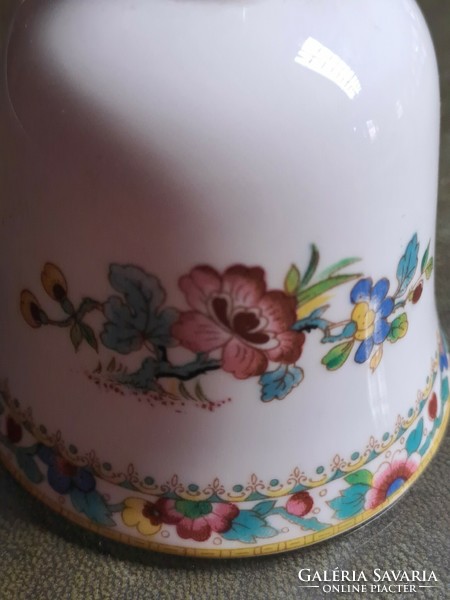 Coalport fine bone China Made in England Ming Rose csengő csengettyű angol porcelán  harang 12 cm