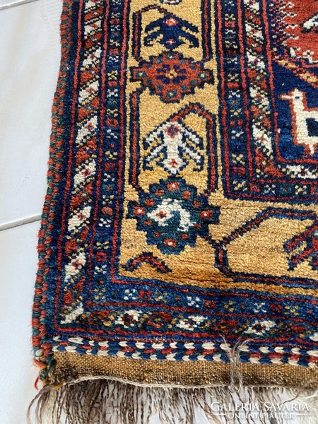 Antique nomadic Kurdish carpet 100x175