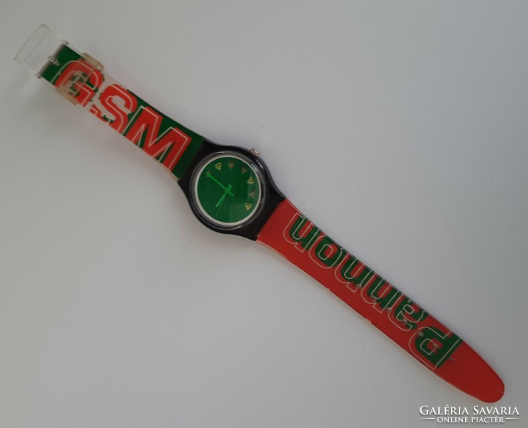 Retro pannon gsm advertising quartz watch