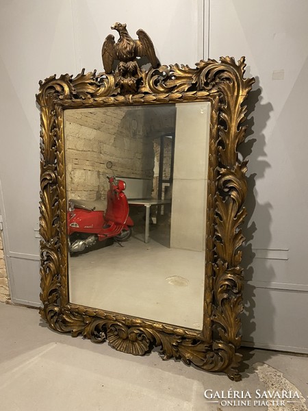 Impressive Venetian Florentine standing mirror