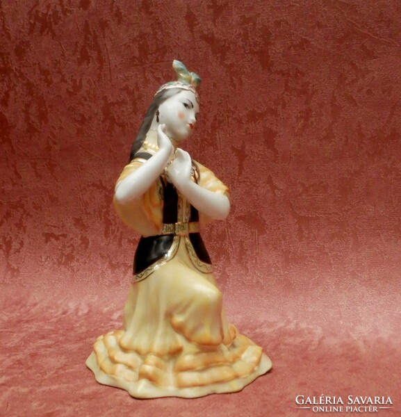 Russian ethnic porcelain figural sculpture