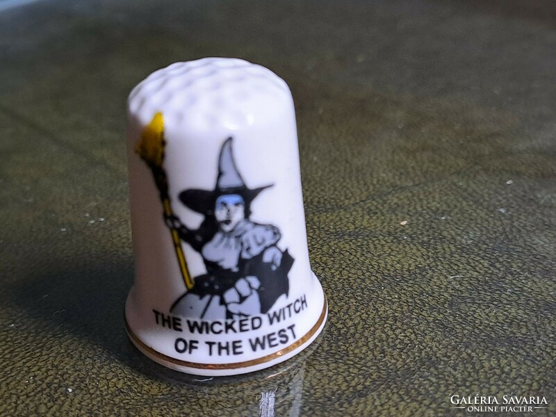 Birchcroft fine bone china made in England English porcelain thimble collection oz the tale of the great wizard