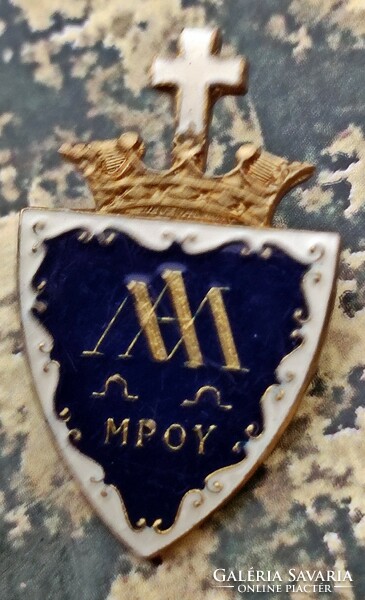 Old Piarist enamel school badge d53