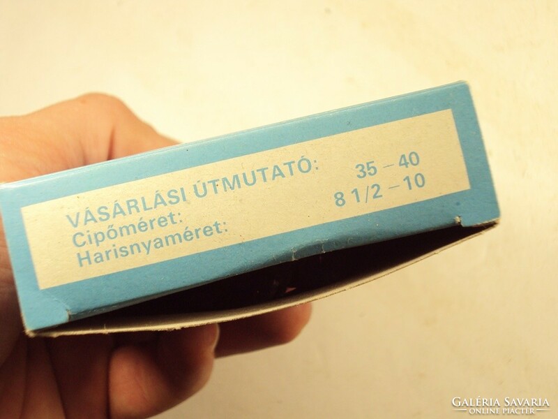 Retro harisnya Dáma Harisnyagyár Rt. csomagolásban fekete színű - kb. 1990-as évek