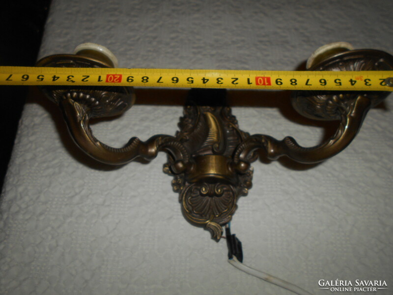 Antique bronze wall arm