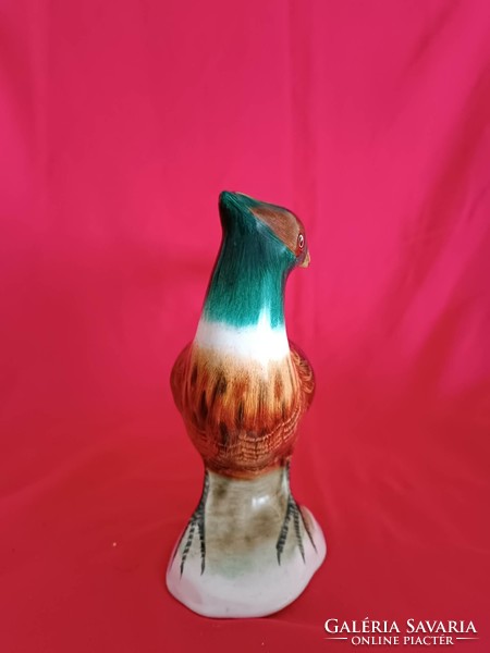 Porcelain pheasant from Bodrogkeresztúr