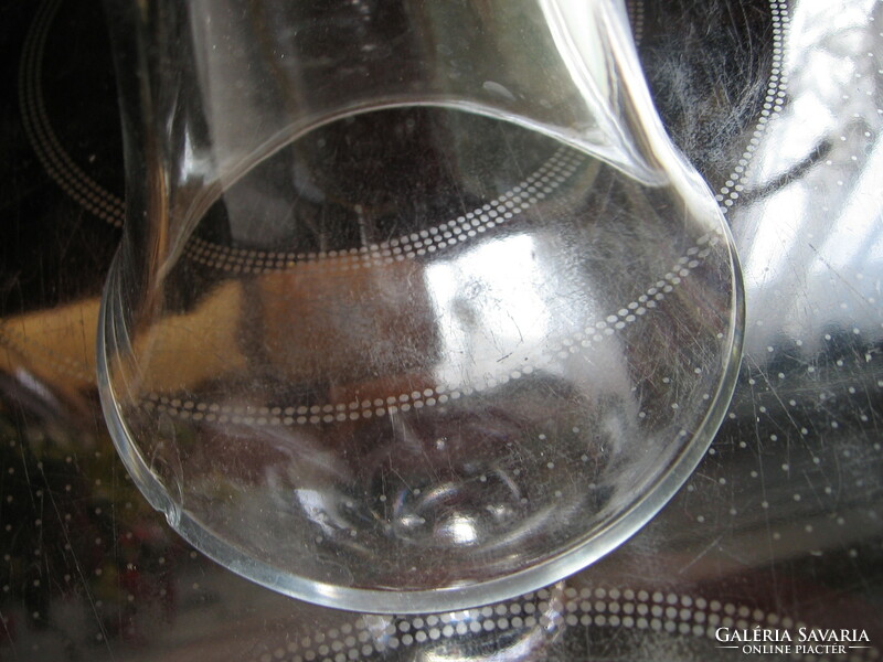 Crystal funnel vase