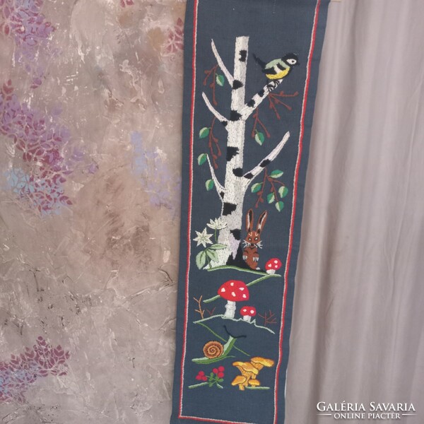 Embroidered wall picture - hand made - handicraft