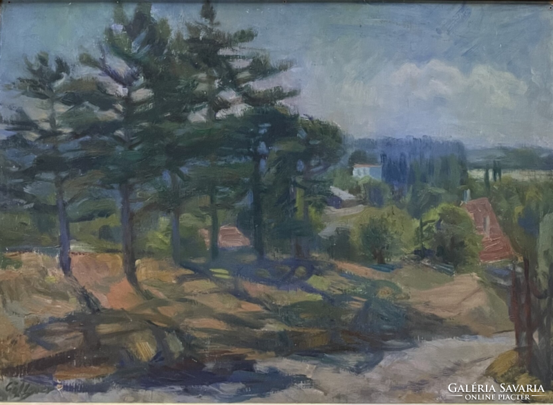 Miklós Göllner (1902-1977) landscape