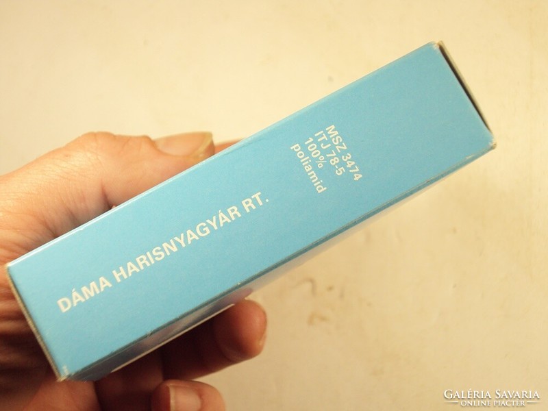 Retro harisnya Dáma Harisnyagyár Rt. csomagolásban barna színű - kb. 1990-as évek