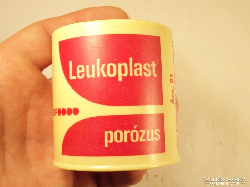 Retro kötszer rögzítő tapasz - Leukoplast Biogal Gyógyszergyár - 1980-as évekből