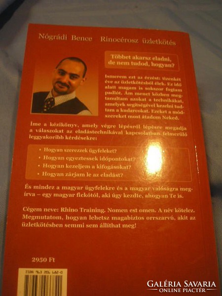 N19 rhinoceros professional deal-making bence from Nógrád: very instructive book that covers everything