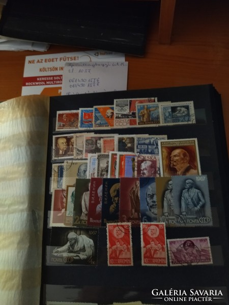 Lenin stamp collection