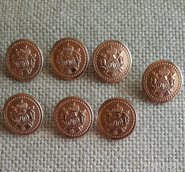 Copper buttons, clothing ornaments, military buttons, jeans rivets