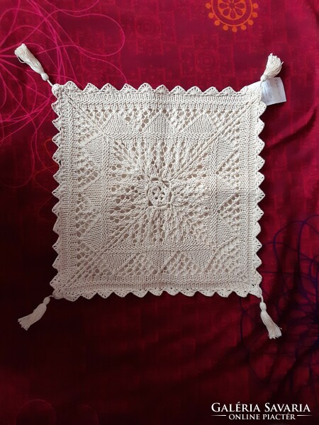 Crochet pillow cover - new - decorative pillow