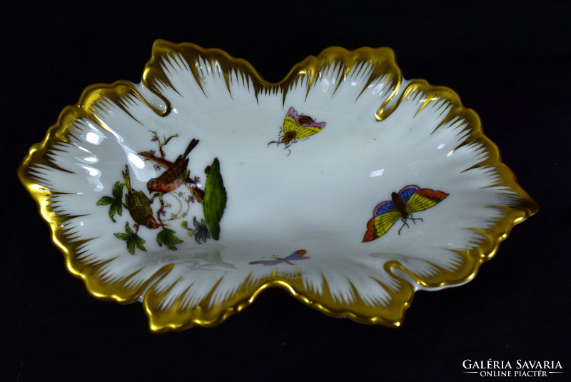 HERENDI ROTHSCHILD MINTÁS PORCELÁN LEVÉL FIGURÁLIS TÁLKA