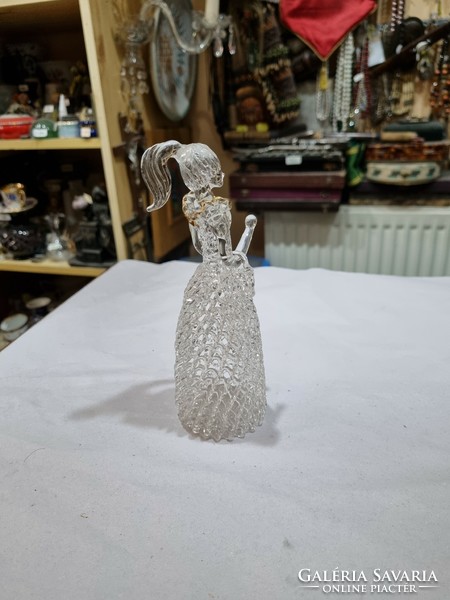 Industrial glass female figure