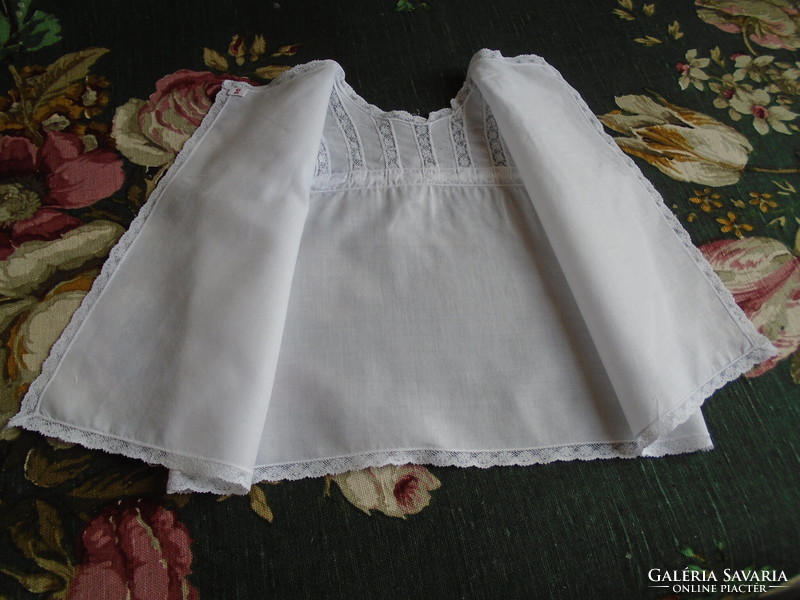 Antique, turn-of-the-century baby romper, blouse.
