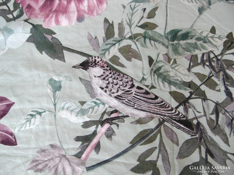 A dreamy floral bedding set with birds