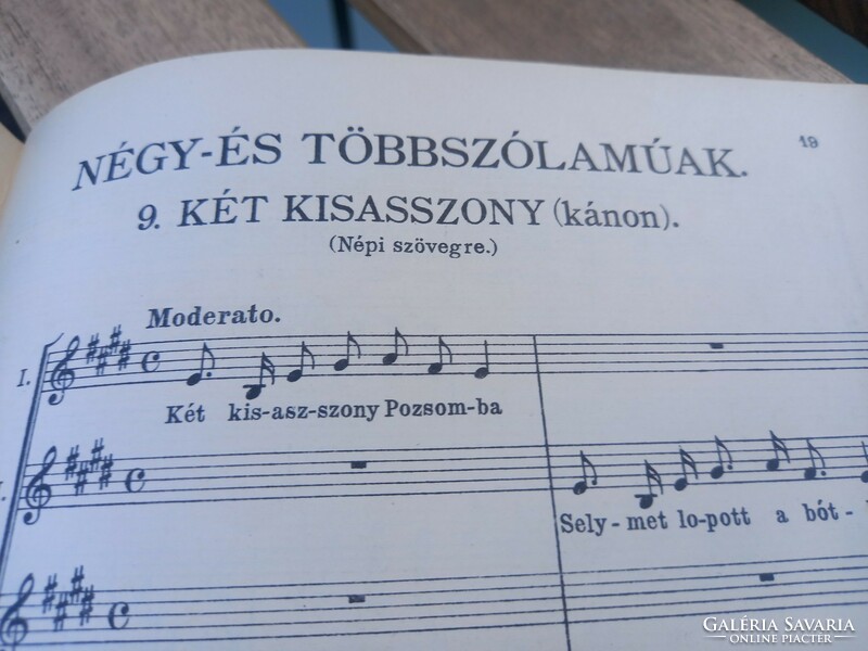 Children's choirs: Rózsavölgy music store/Bartók-Kodály children's folk song collections
