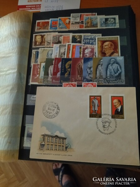 Lenin stamp collection