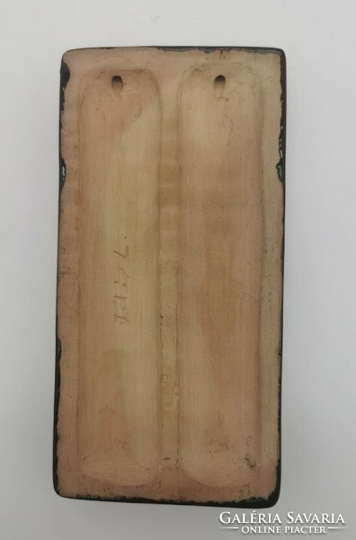 Retro kerámia, falidísz, falikerámia, 19,5 cm x 10 cm