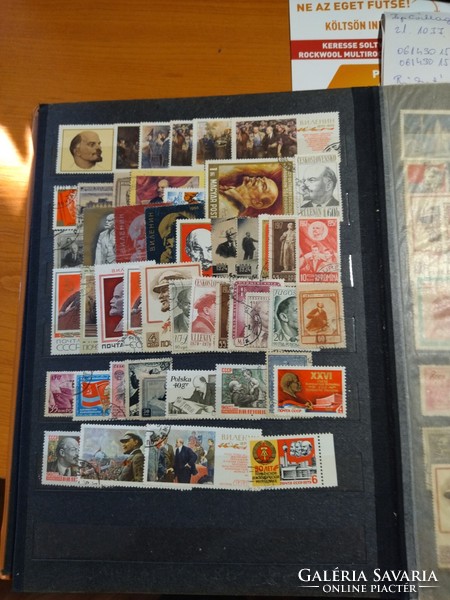 Lenin stamp collection