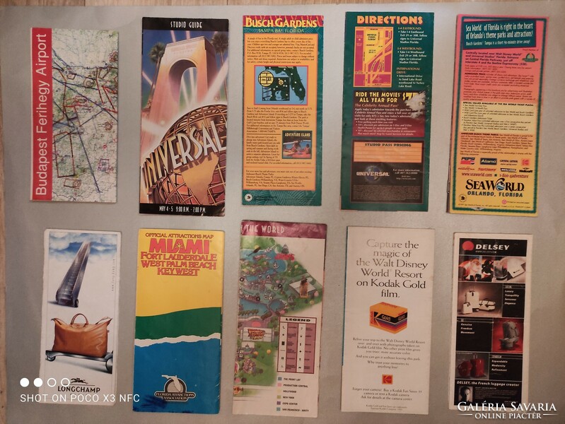 Vintage amerikai belépők térképek papír érdekességek gyűjtőknek AKCIÓS!!!! darabáron