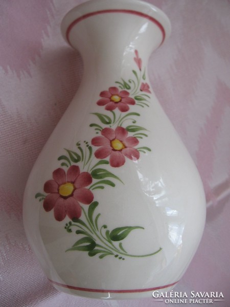 Shabby retro Wechsler majolika váza kézzel festett