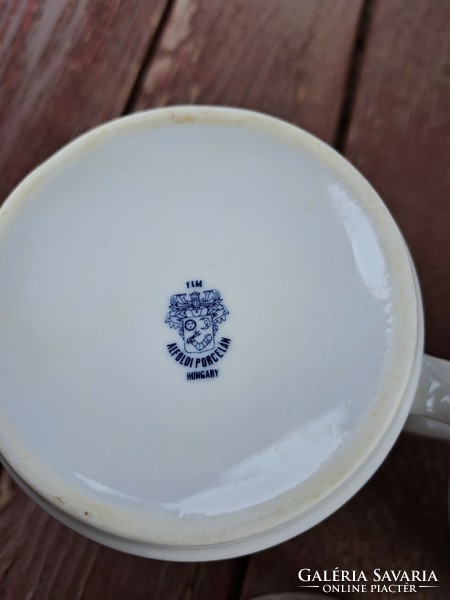 Alföldi porcelain retro patterned cocoa mugs home factory floral mug nostalgia heirloom grandmother