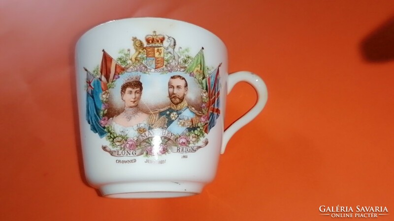 1911. Annual v. King George and Queen Mary coronation commemorative tea cup