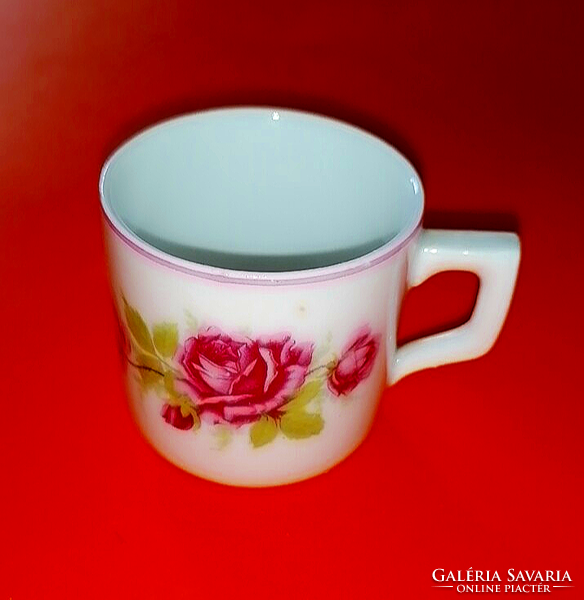 Zsolnay rózsás kávés csésze 44.