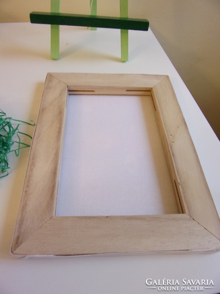 Easter easel with canvas picture