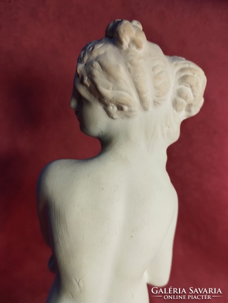 Female nude, alabaster statue