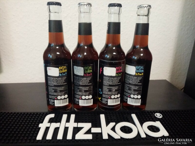4 pieces of fritz cola limited edition