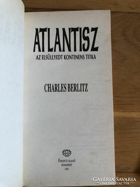 Charles Berlitz: Atlantisz - az elsüllyedt kontinens titka